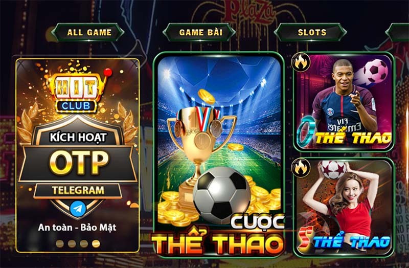 Cược thể thao Hitclub với nhiều trò chơi hấp dẫn và nhận thưởng giá trị.